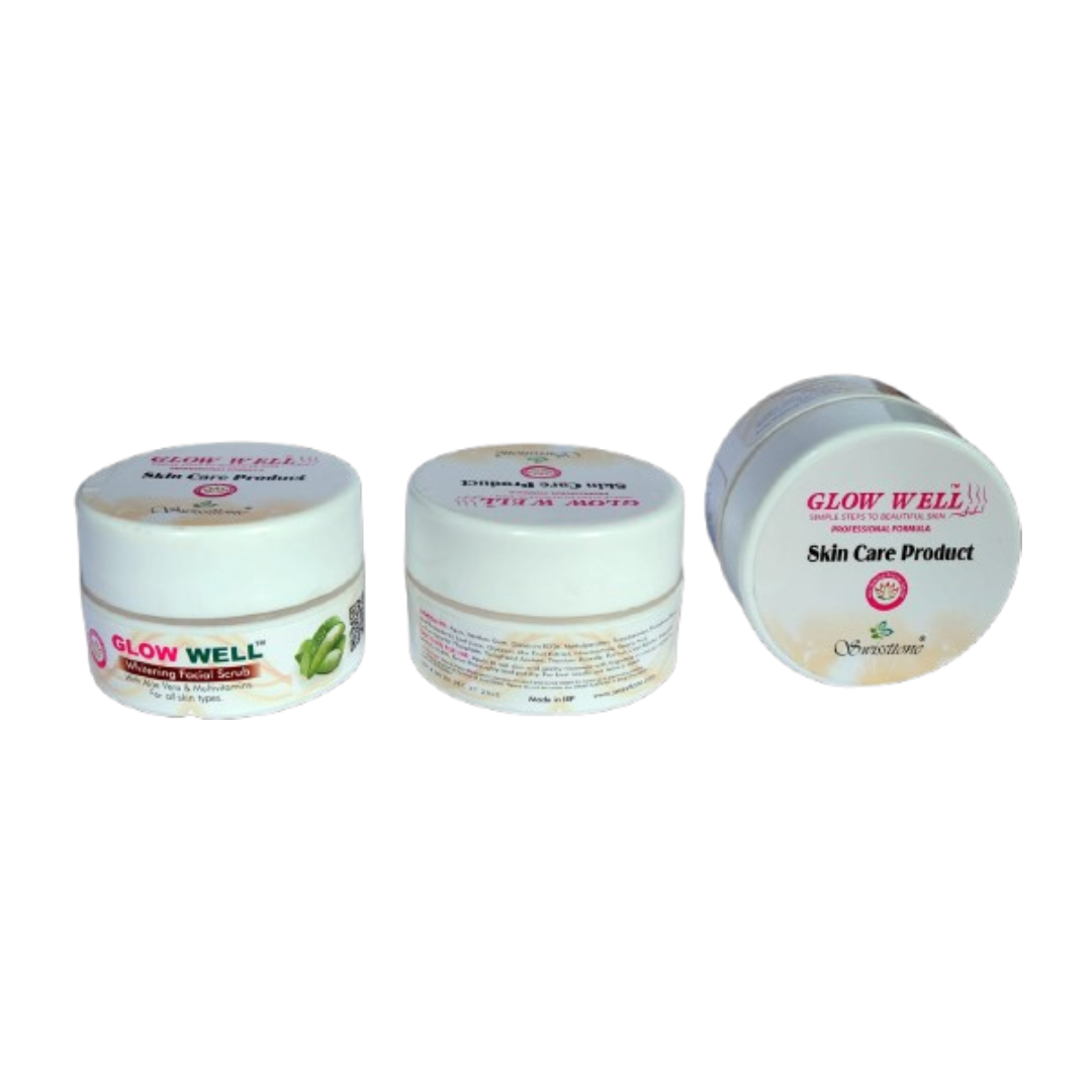Glow Well Whitening Facial Scrub